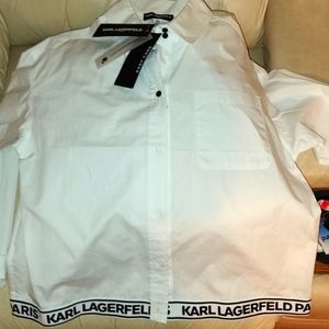 Karl Lagerfeld Shirt (S)  White